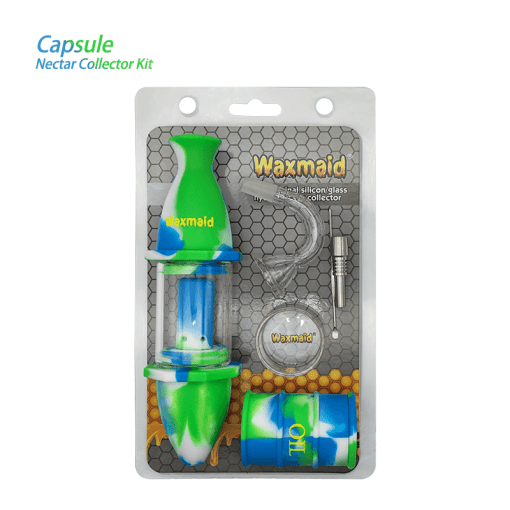 Waxmaid 8 Silicone Glass Nectar Collector Kit